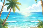 海辺の背景